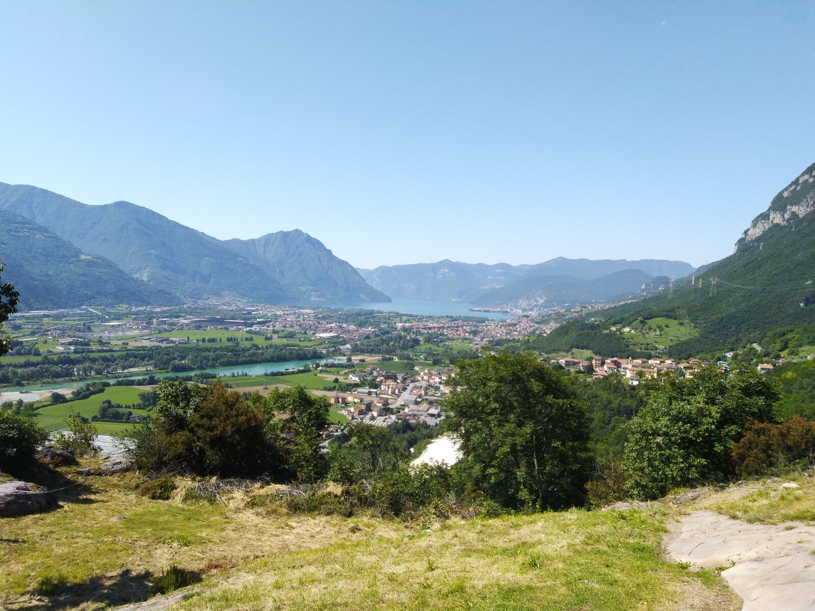 Cammino Carlo Magno Tappa 1 Vista Lagodiseo